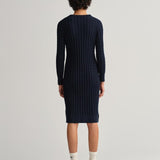 Gant Apparel S Women's D1. Twisted Cable Dress Iterations Blue Reg