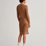 Gant Apparel S Women's D1. Twisted Cable Dress Iterations Brown Reg