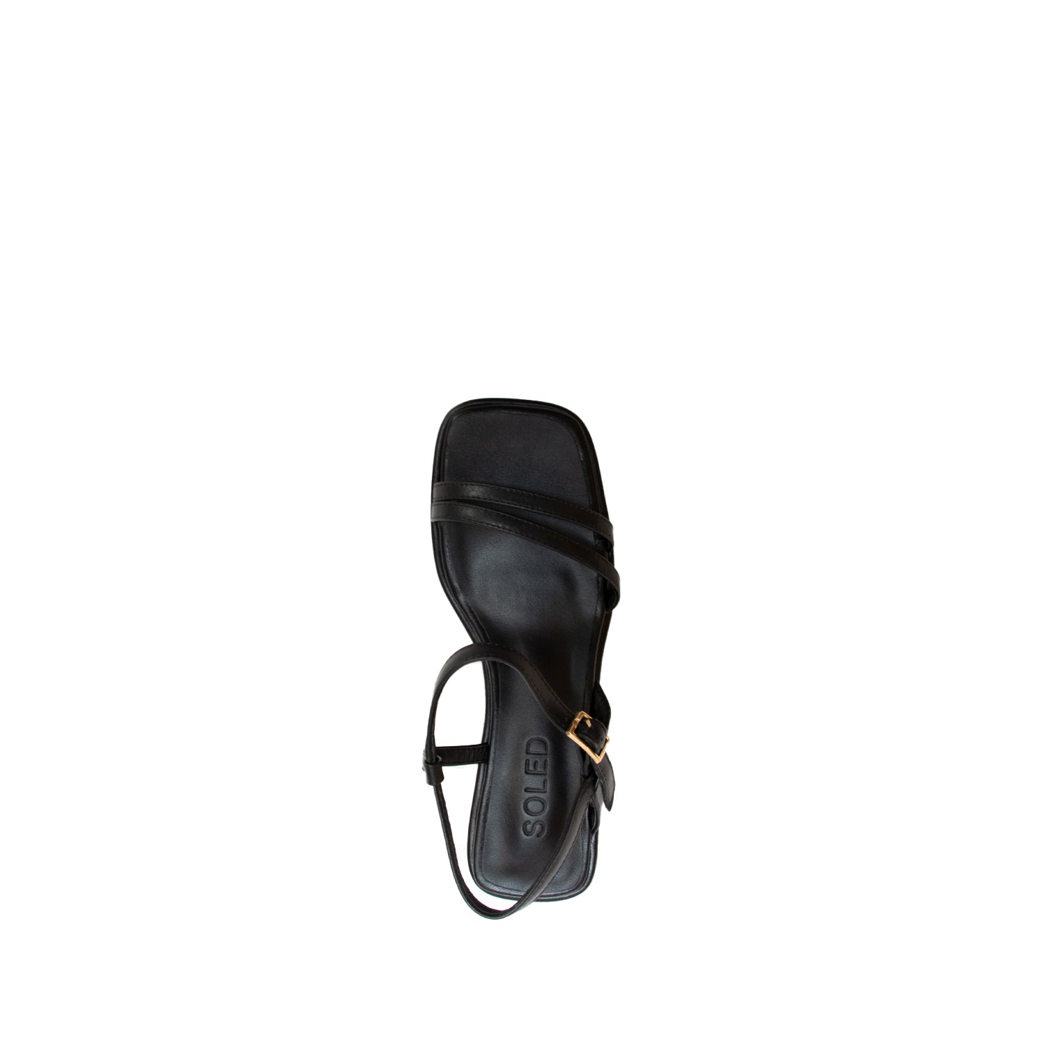 Soled Women's Brooklyn Sandal in Black