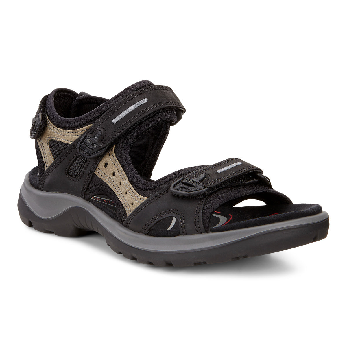 Ecco Women's Offroad in Black/Mole/Black, 12.5 US