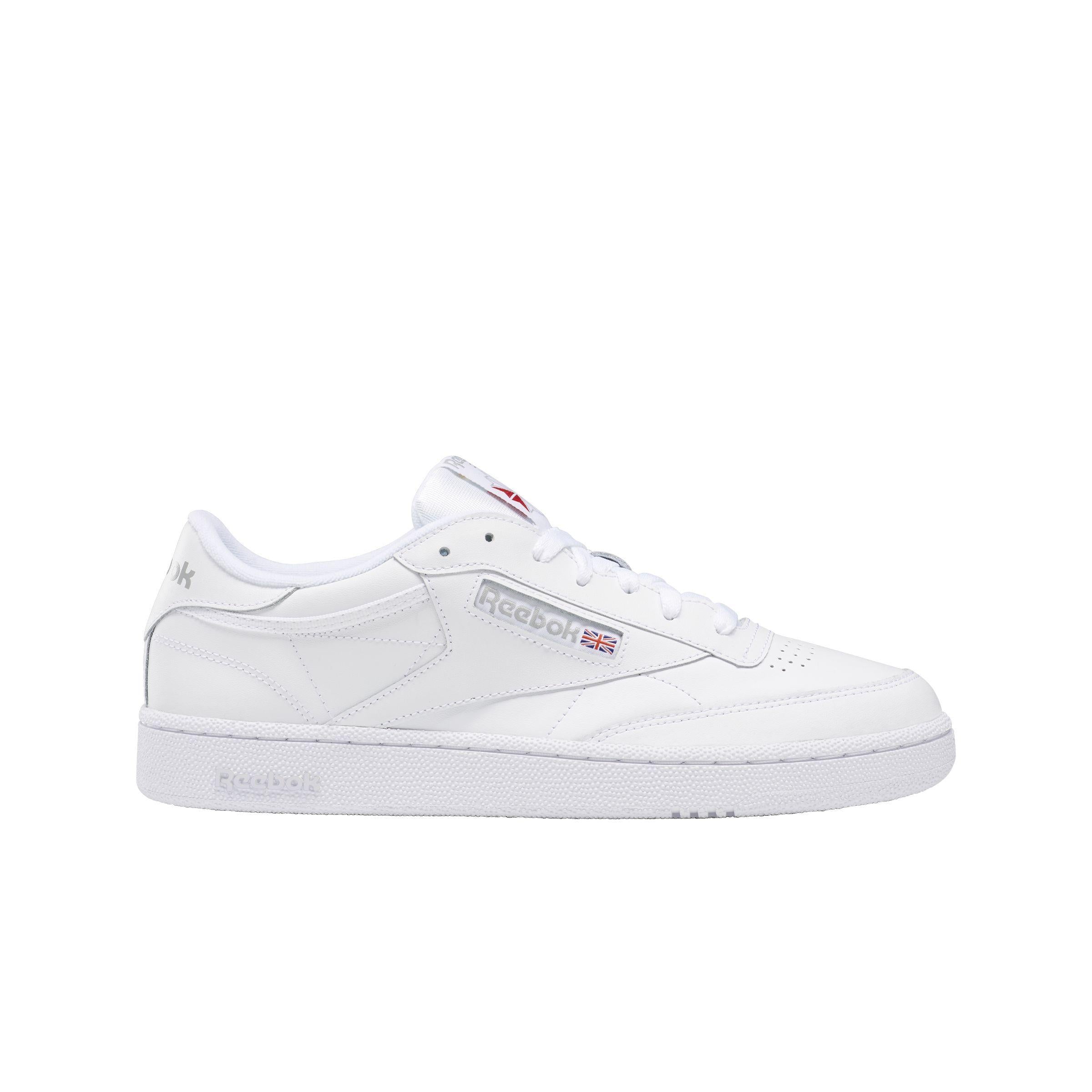 Chaussures Reebok Club C 85 pour homme, Reebok Classics Ftw, blanc cassé/gris transparent, taille M