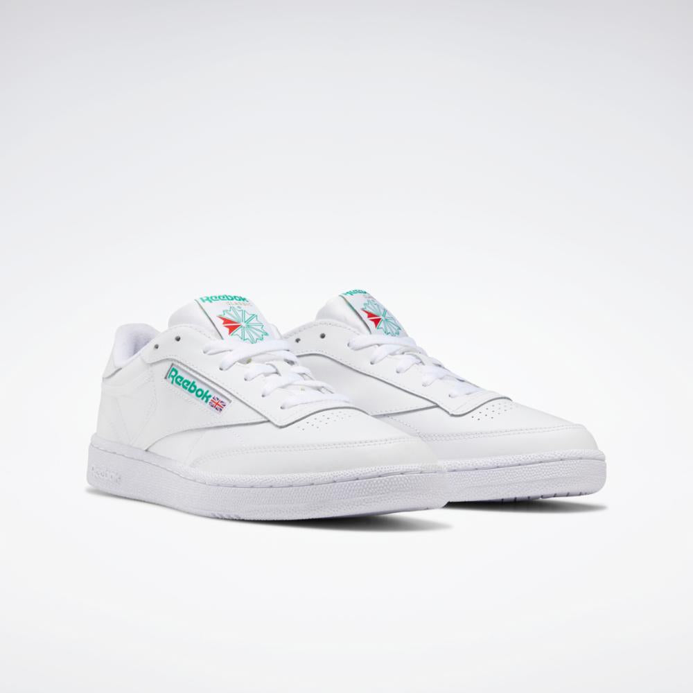 Chaussures Reebok Club C 85 pour homme, Reebok Classics FTW, blanches, taille M