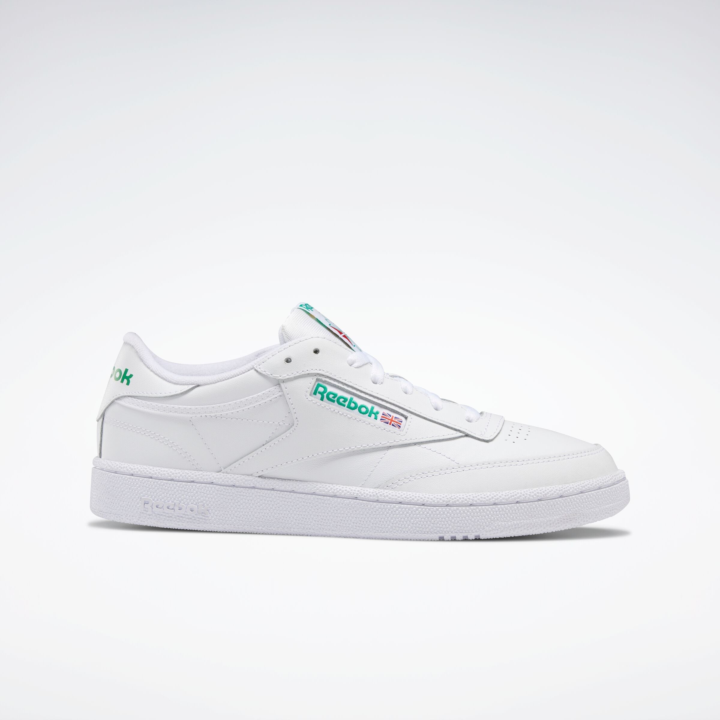 Reebok Men's Club C 85  In Int-White/Green M