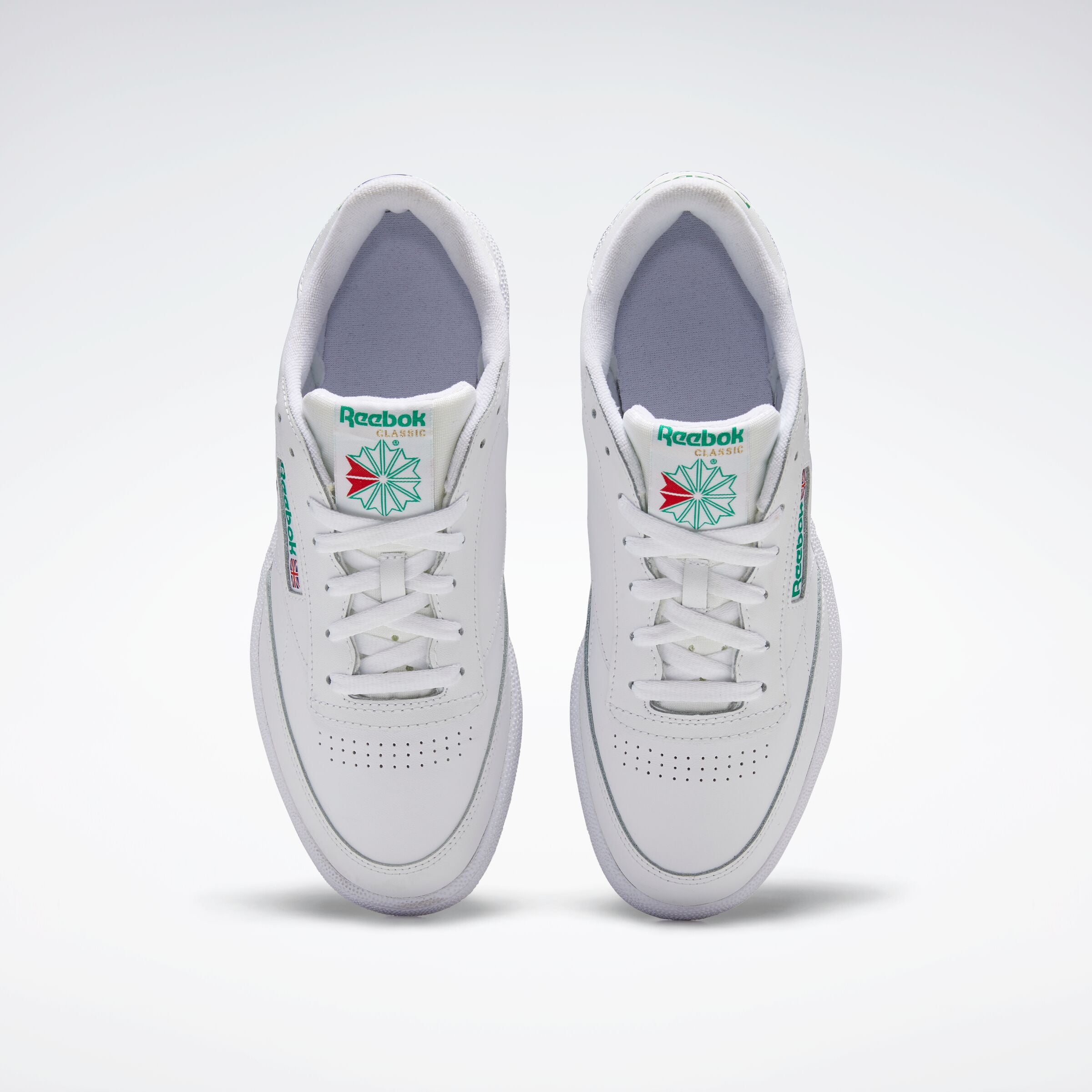 Reebok Men's Club C 85  In Int-White/Green M