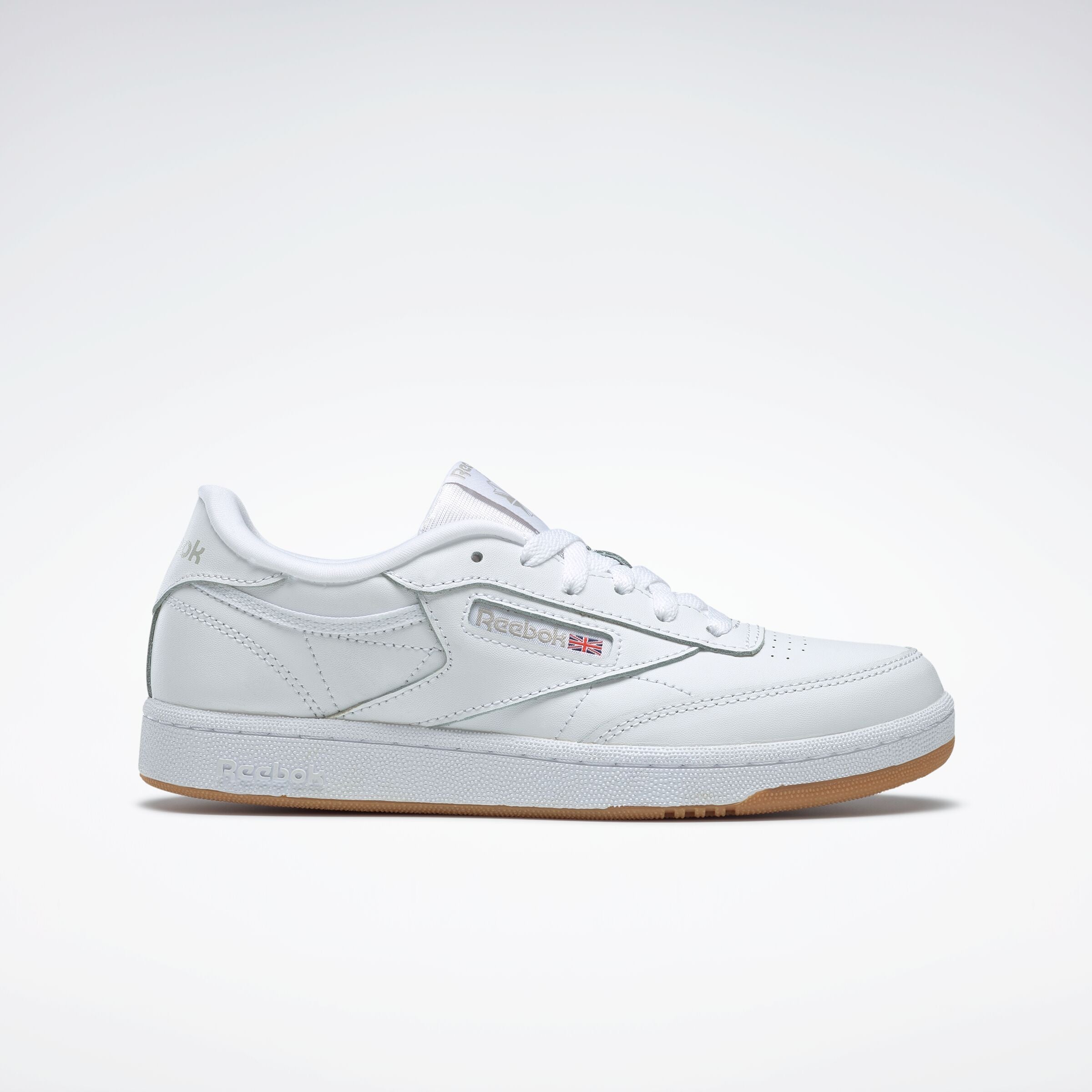 Reebok Boy's' Club C Junior  In White/Gum-Int M