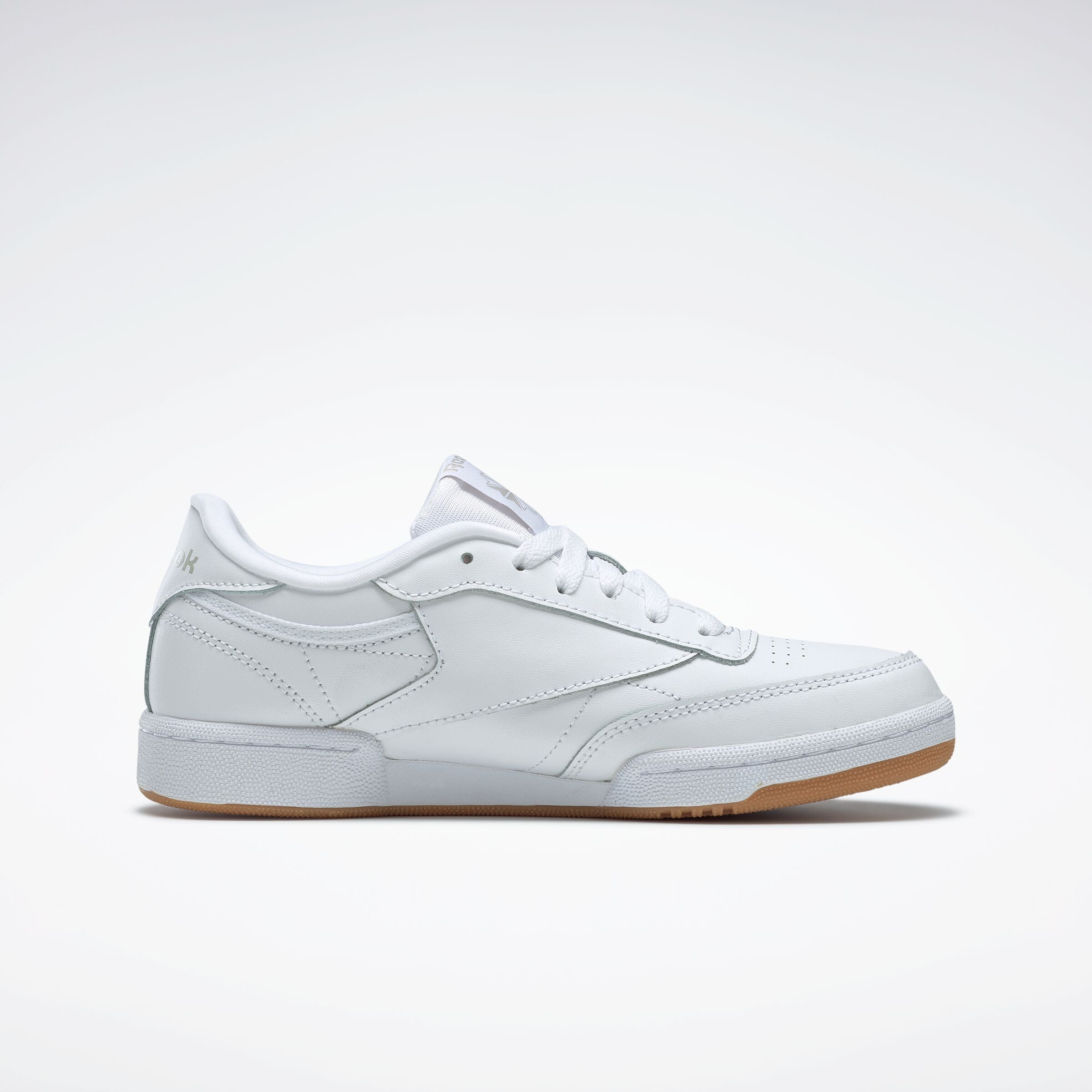 Reebok Boy's' Club C Junior  In White/Gum-Int M