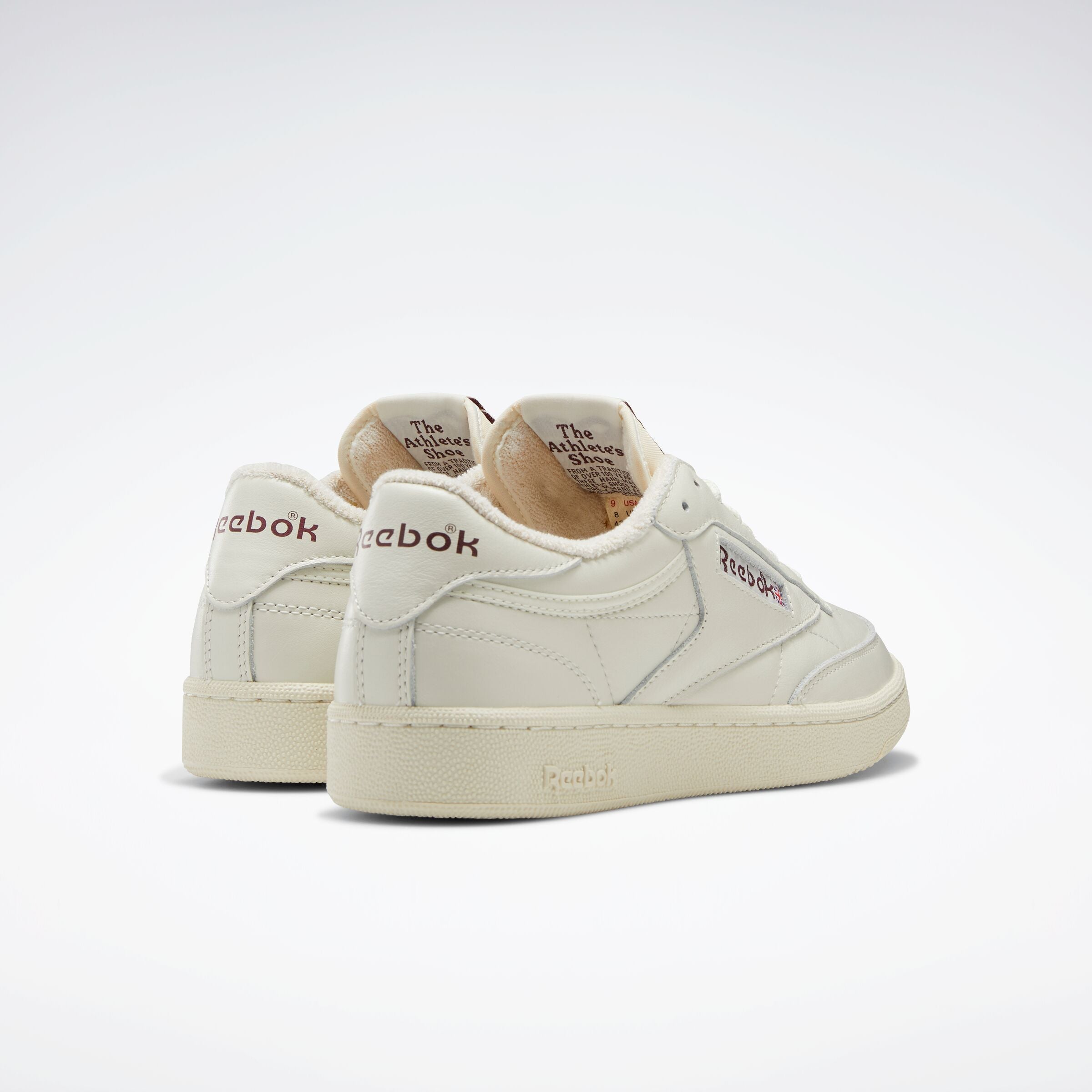 Reebok Unisex' Club C 85 Vintage  In Chalk/Alabaster/Maroon M