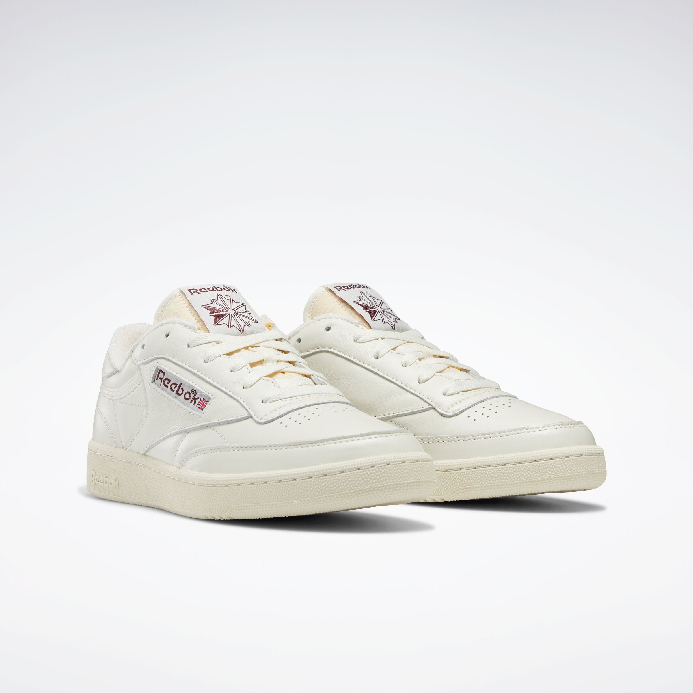 Reebok Unisex' Club C 85 Vintage  In Chalk/Alabaster/Maroon M
