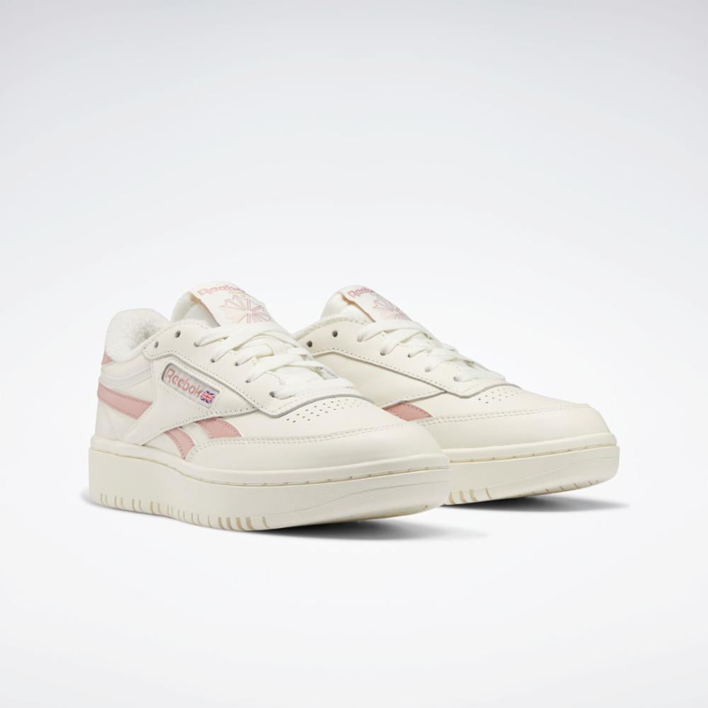 Chaussures Reebok Club C Double Revenge pour femmes, Reebok Classics FTW blanches, taille M