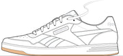 Reebok Footwear  Men's Reebok Court Advance Reebok Classics Core Ftw Men White M