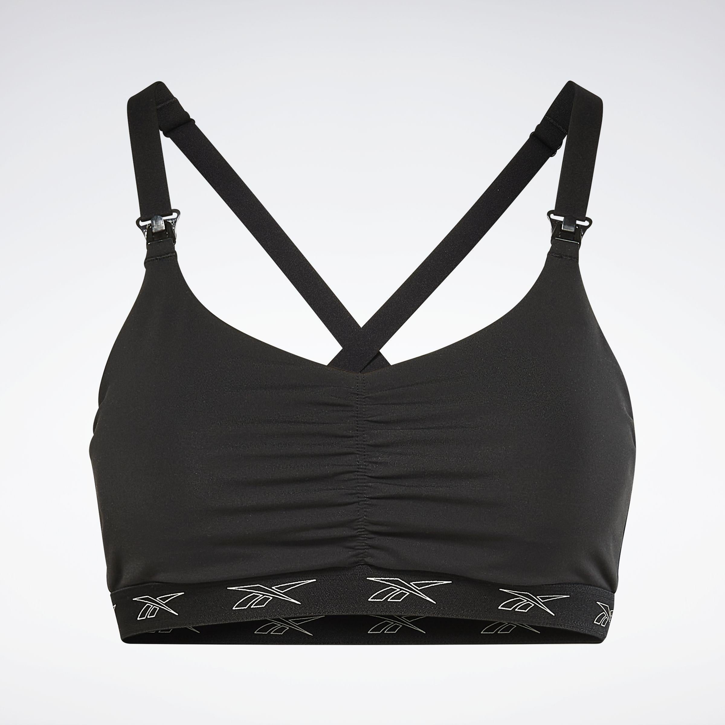 Reebok Apparel  Women's Nursing Sports Bra Reebok Training App Women Black Reg