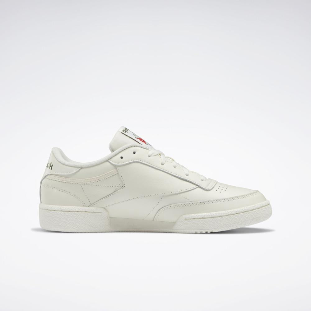 Reebok Men's Club C 85  In Chalk/Chalk/Hunter