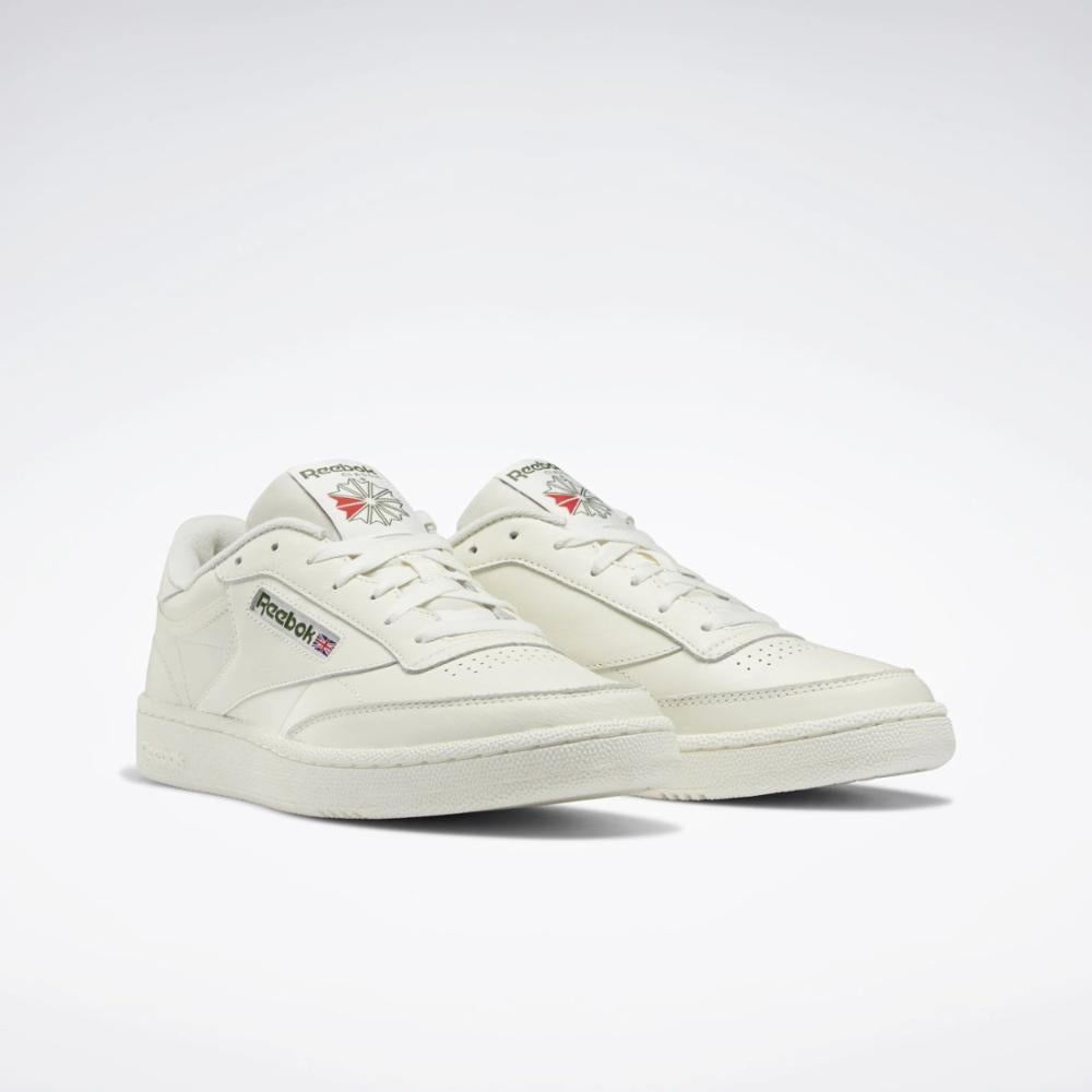 Reebok Men's Club C 85  In Chalk/Chalk/Hunter M
