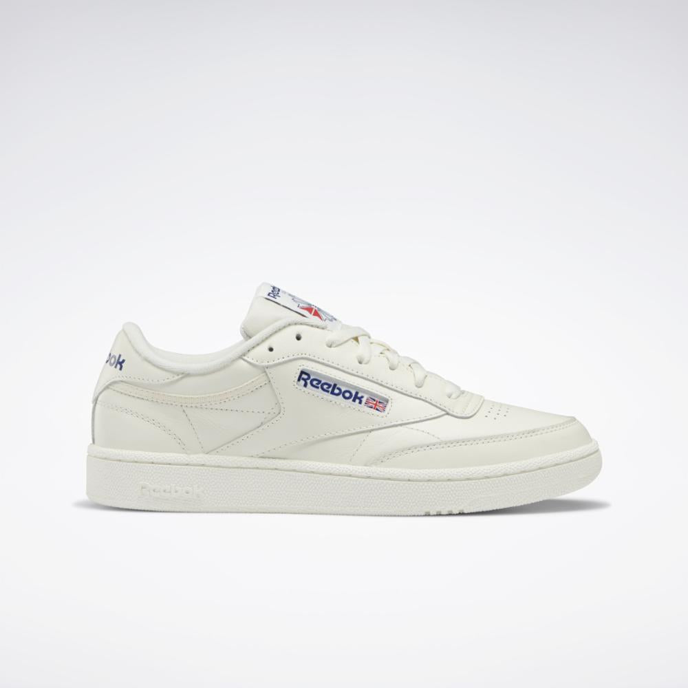 Reebok Men's Club C 85  In Chalk/Chalk/Classic M