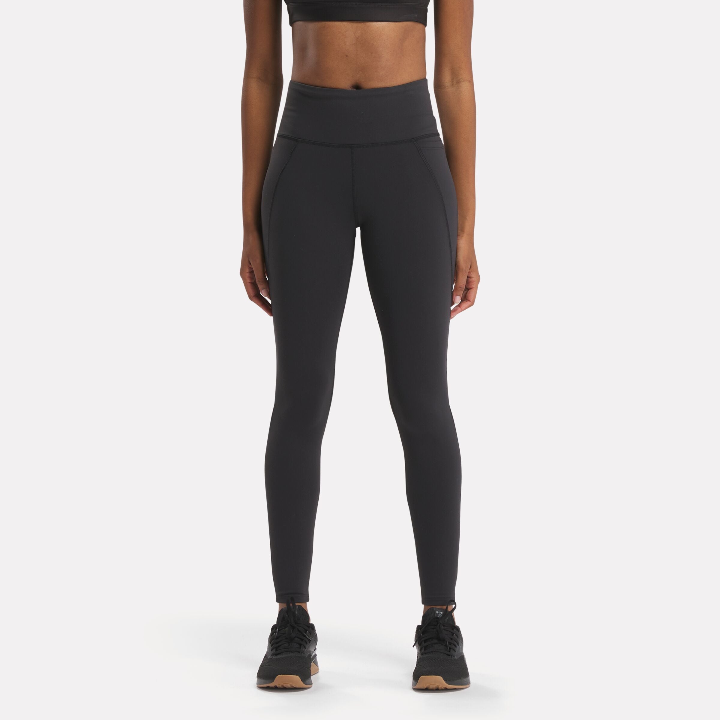 Reebok Women's Lux High Waisted Tight  In Black REG