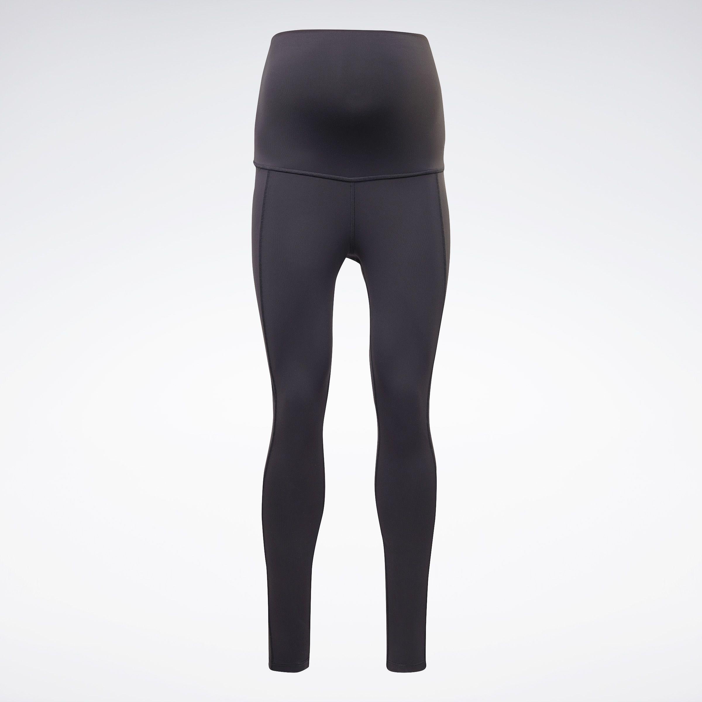 Reebok Apparel  Women's Rebbok Lux Maternity Leggings Reebok Training App Women Black Reg