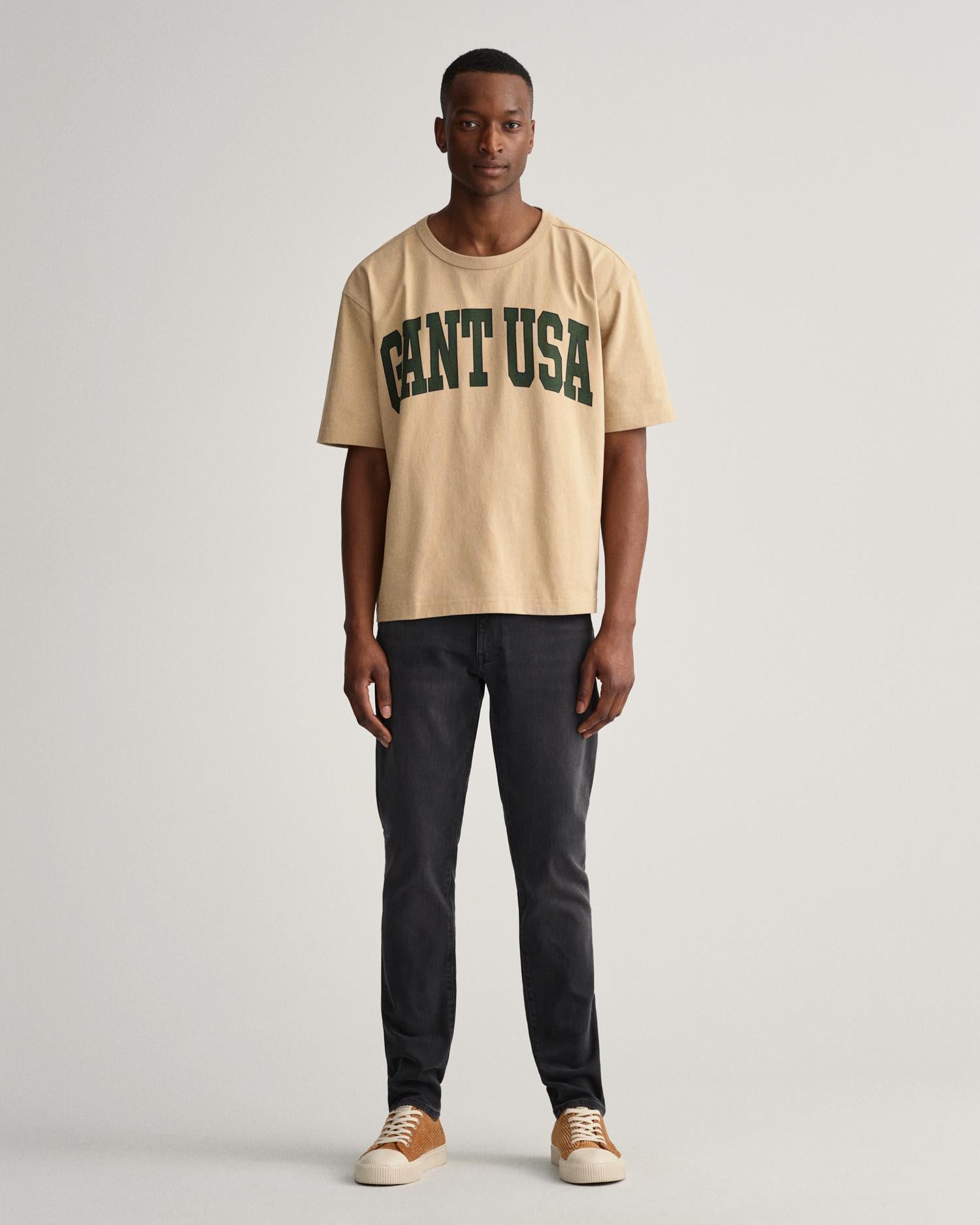 Gant Apparel S Men's 1000308 Preppy Essentials Black 32