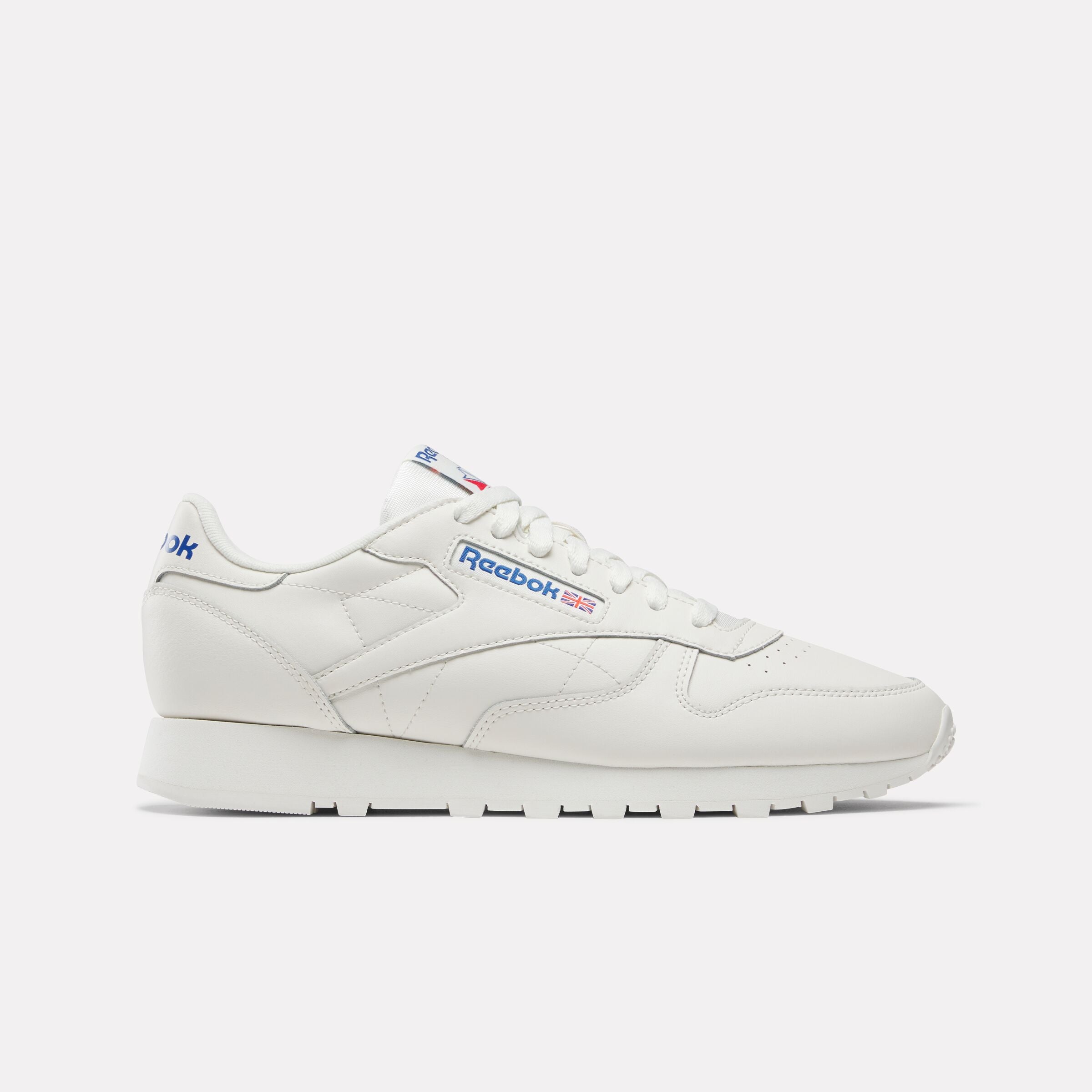 Reebok Unisex' Classic Leather  In Chalk/Vecblu/Vecred M