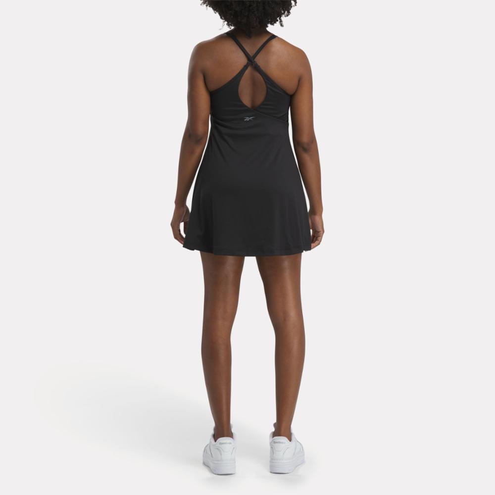 Reebok Apparel  Women's Lux Strappy Dress Reebok Training App Women Black Reg