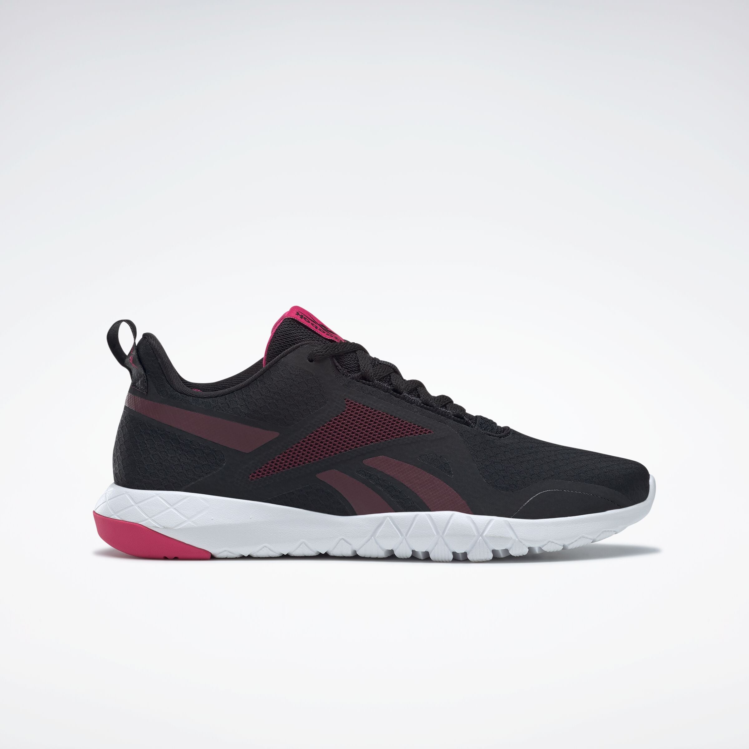 Reebok Women's Flexagon Force 3 Wide D  In Black/Maroon M