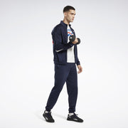 Reebok Apparel  Unisex' Reebok Id Vector Knit Trackpant Reebok Training App Men Blue Reg