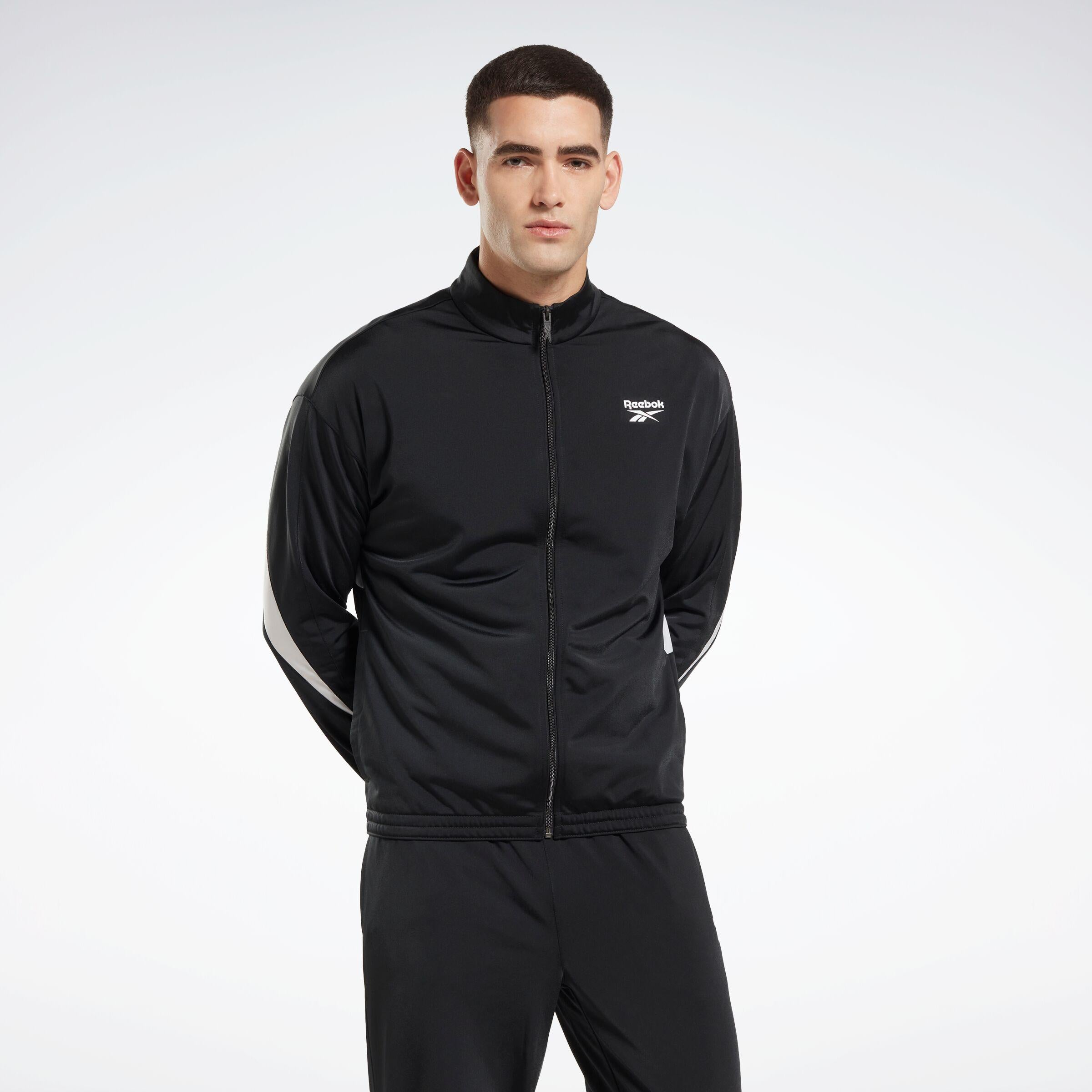Reebok Apparel  Unisex' Reebok Id Vector Knit Tracktop Reebok Training App Men Black Reg
