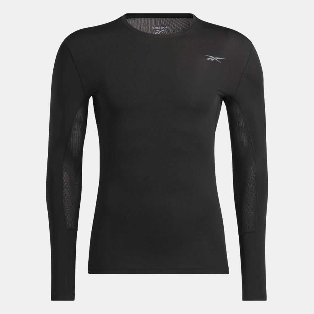 Reebok Apparel  Men's Compression Long Sleeve Reebok Training App Men Black Reg