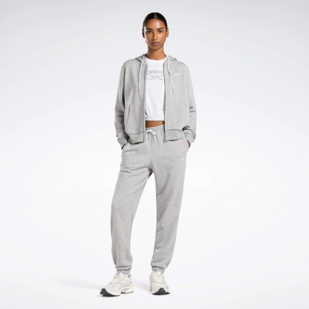 Reebok Apparel  Women's Ri French Terry Pant Reebok Training App Women Grey Reg