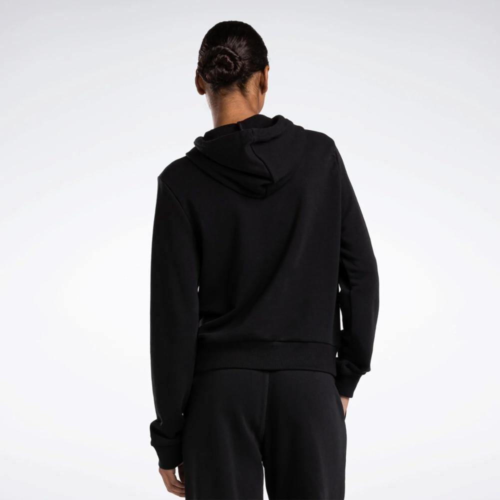 Reebok Apparel  Women's Ri Sl French Terry Hoodie Reebok Training App Women Black Reg