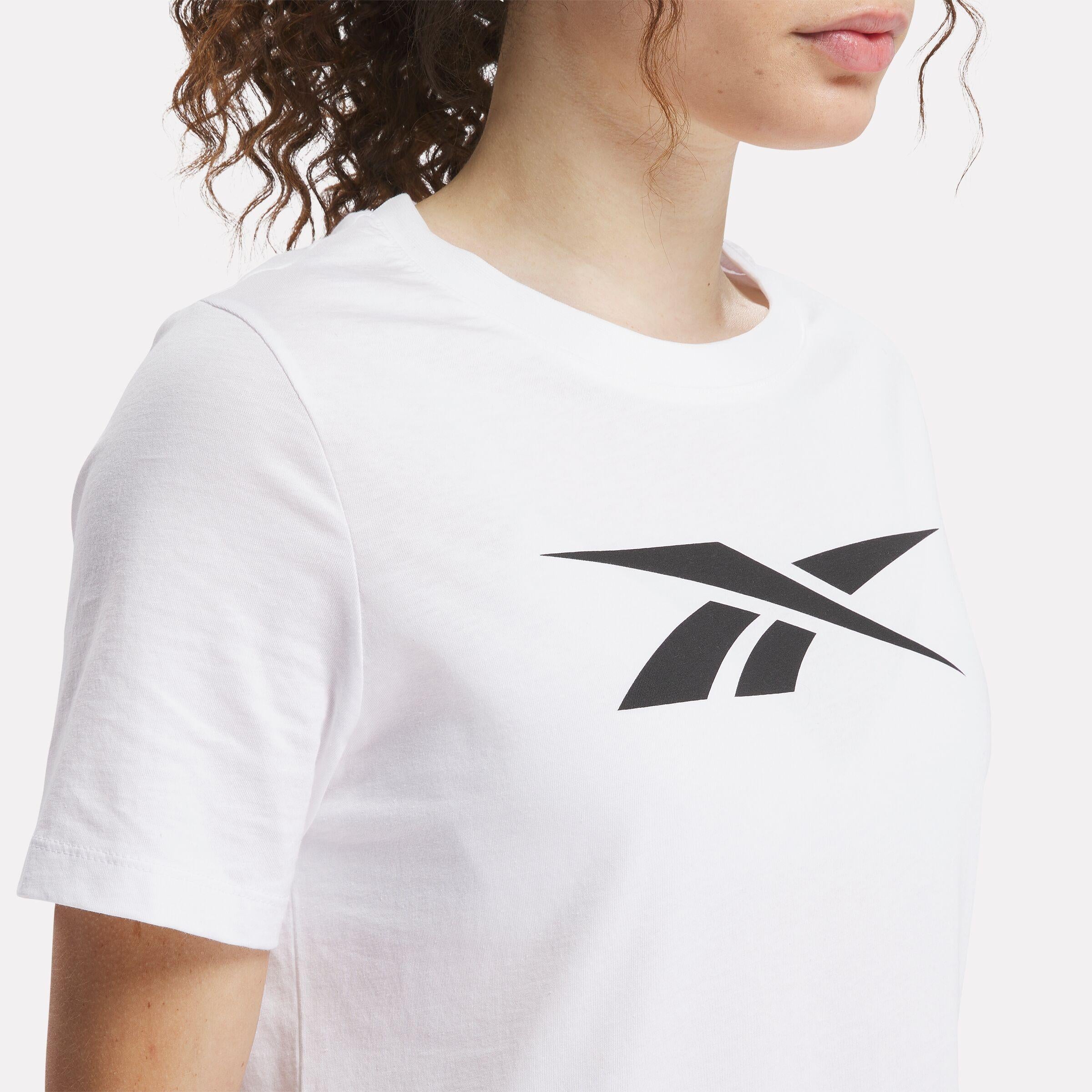 Reebok Apparel  Women's Vector Graphic Tee Reebok Training App Women White Reg