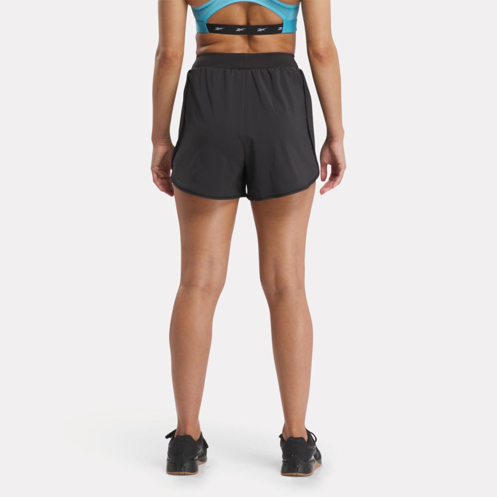 Reebok Apparel  Women's Lux Woven Short Reebok Training App Women Black Reg