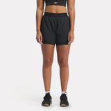 Reebok Apparel  Women's Running 2 In 1 Short Reebok Running App Women Black Reg