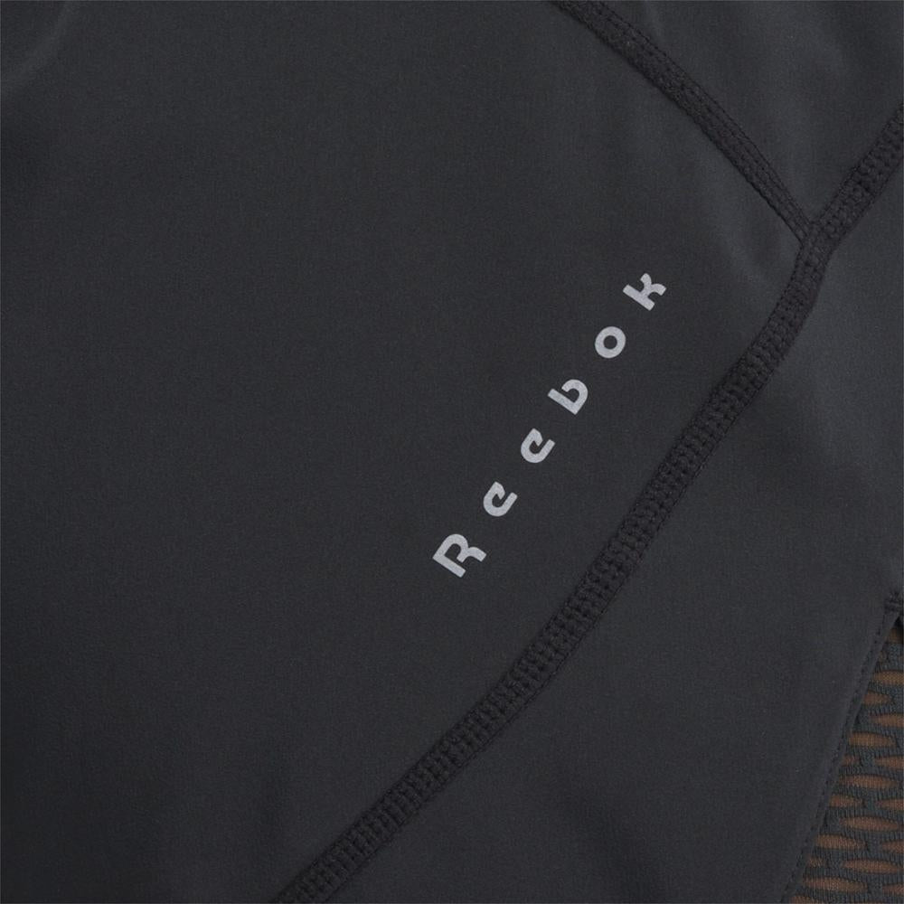 Reebok Women's Running 2 In 1 Short  In Night Black REG