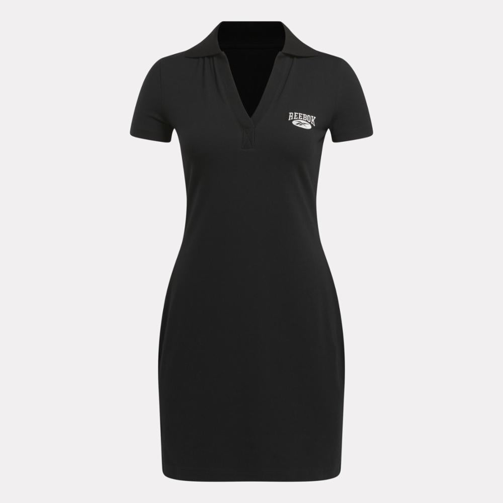 Reebok Apparel  Women's Cl Ae V Polo Dress Reebok Training App Women Black Reg