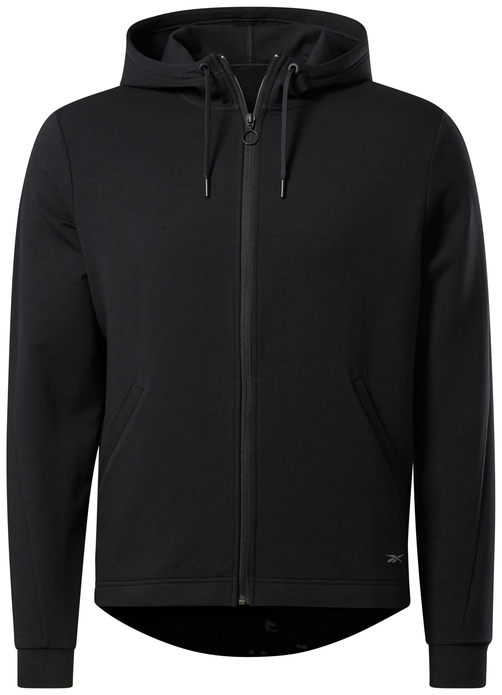 Reebok Apparel  Men's Activ Coll Dreamblend Fz Hoodie Reebok Training App Men Black Reg