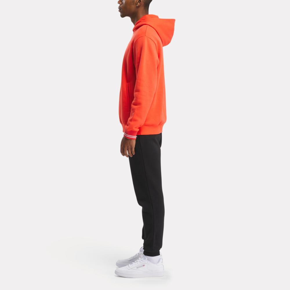 Reebok Men's Cl Uniform Hoodie  In Dynred REG