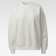 Reebok Apparel  Women's Lux Oversized Crew Reebok Training App Women White Reg