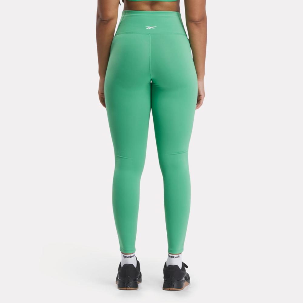Reebok Apparel  Women's Lux Hr Tight Reebok Training App Women Green Reg