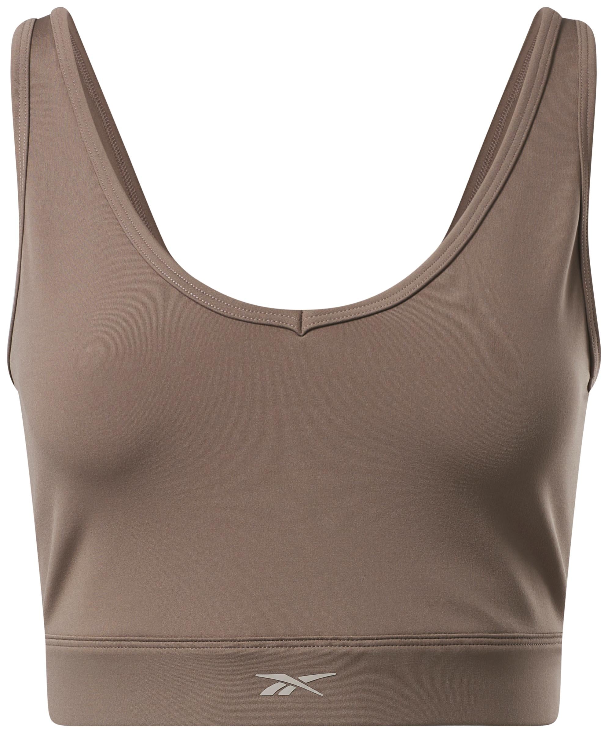 Reebok Apparel  Women's Activ Coll Dreamblend Bra Reebok Training App Women Brown Reg