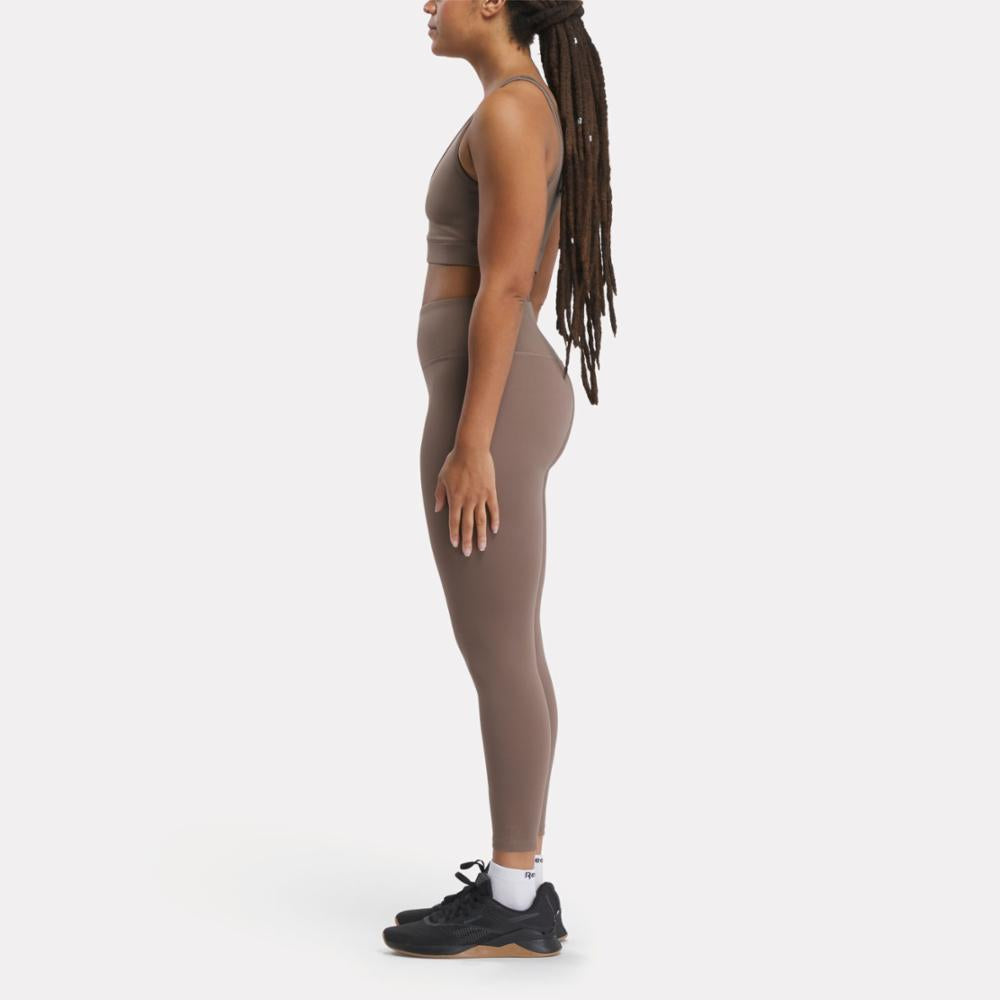 Reebok Apparel  Women's Activ Coll Dreamblend Bra Reebok Training App Women Brown Reg