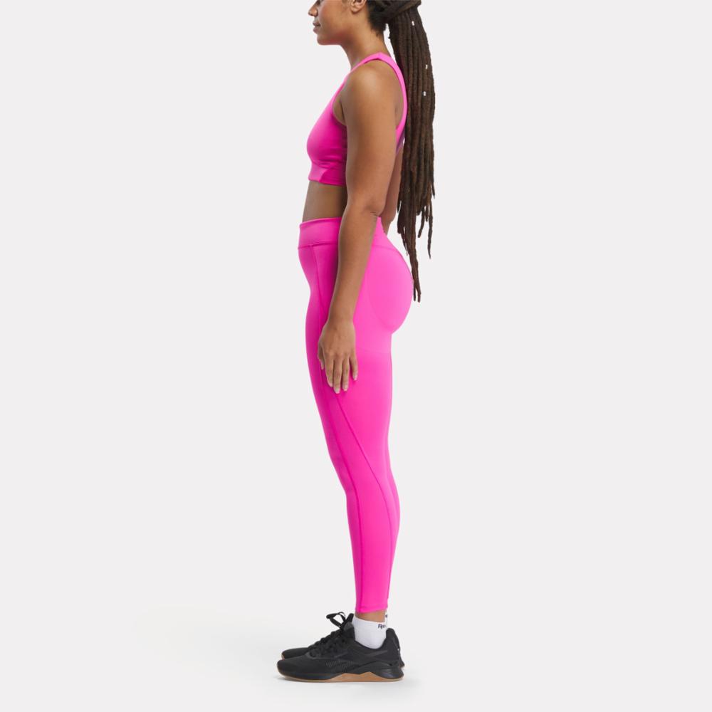 Reebok Apparel  Women's Lux Contour Tight Reebok Training App Women Pink Reg