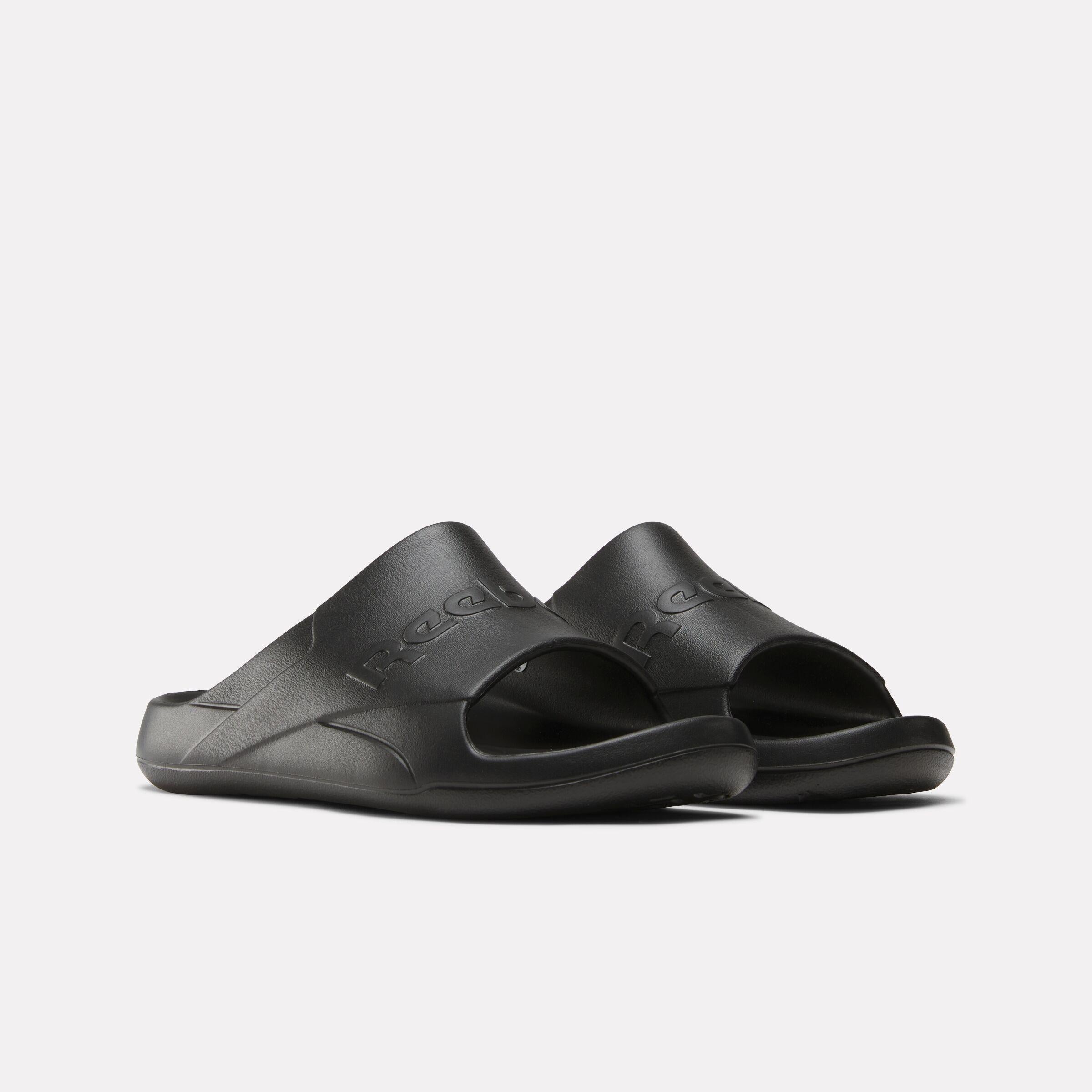 Reebok Footwear  Unisex' Clean Slide Rebook Core Mens Black M