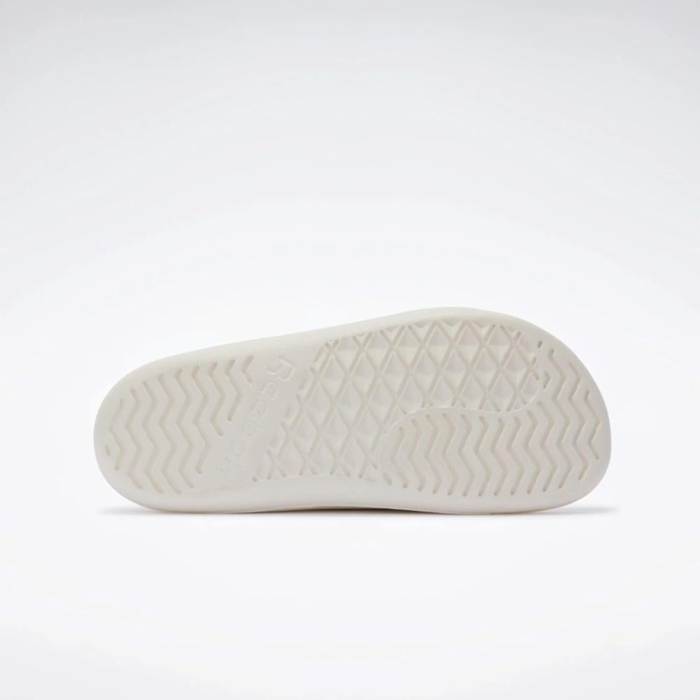 Reebok Footwear  Unisex' Clean Slide Rebook Core Mens Chalk M