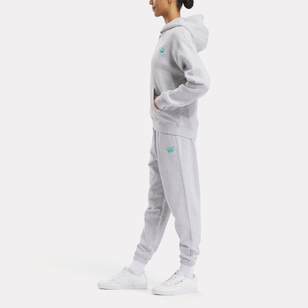 Reebok Apparel  Women's Ae Hoodie Reebok Classics App Women Grey Reg