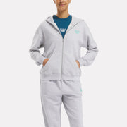 Reebok Women's Ae Hoodie  In Light Grey Heather REG