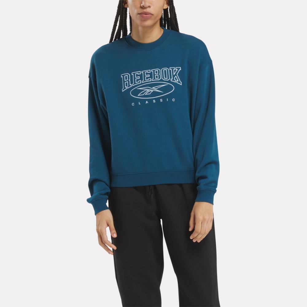 Reebok Apparel  Women's Ae Crew Reebok Classics App Women Blue Reg