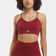 Reebok Apparel  Women's Id Train Tri-Back Bra Reebok Training App Women Red Reg