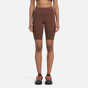 Reebok Apparel  Women's Lux High Rise Bike Short Reebok Training App Women Brown Reg