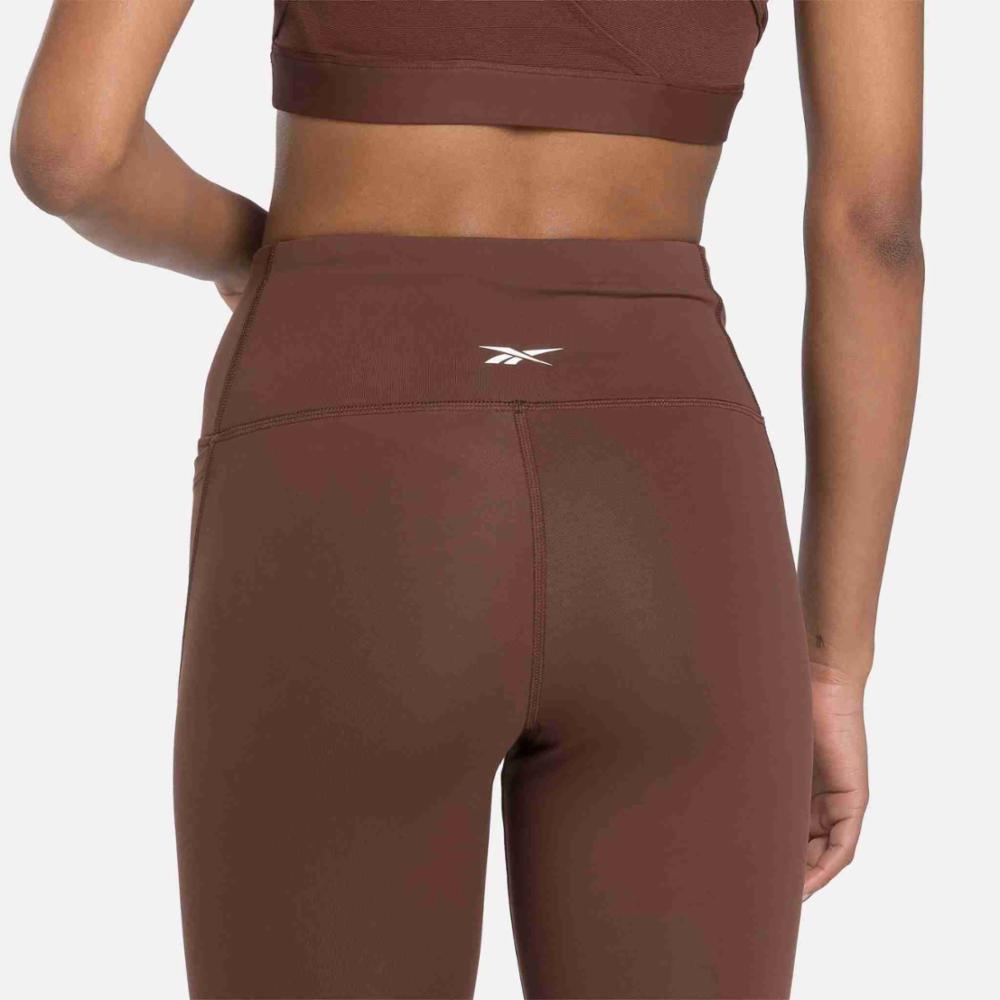 Reebok Apparel  Women's Lux High Rise Bike Short Reebok Training App Women Brown Reg