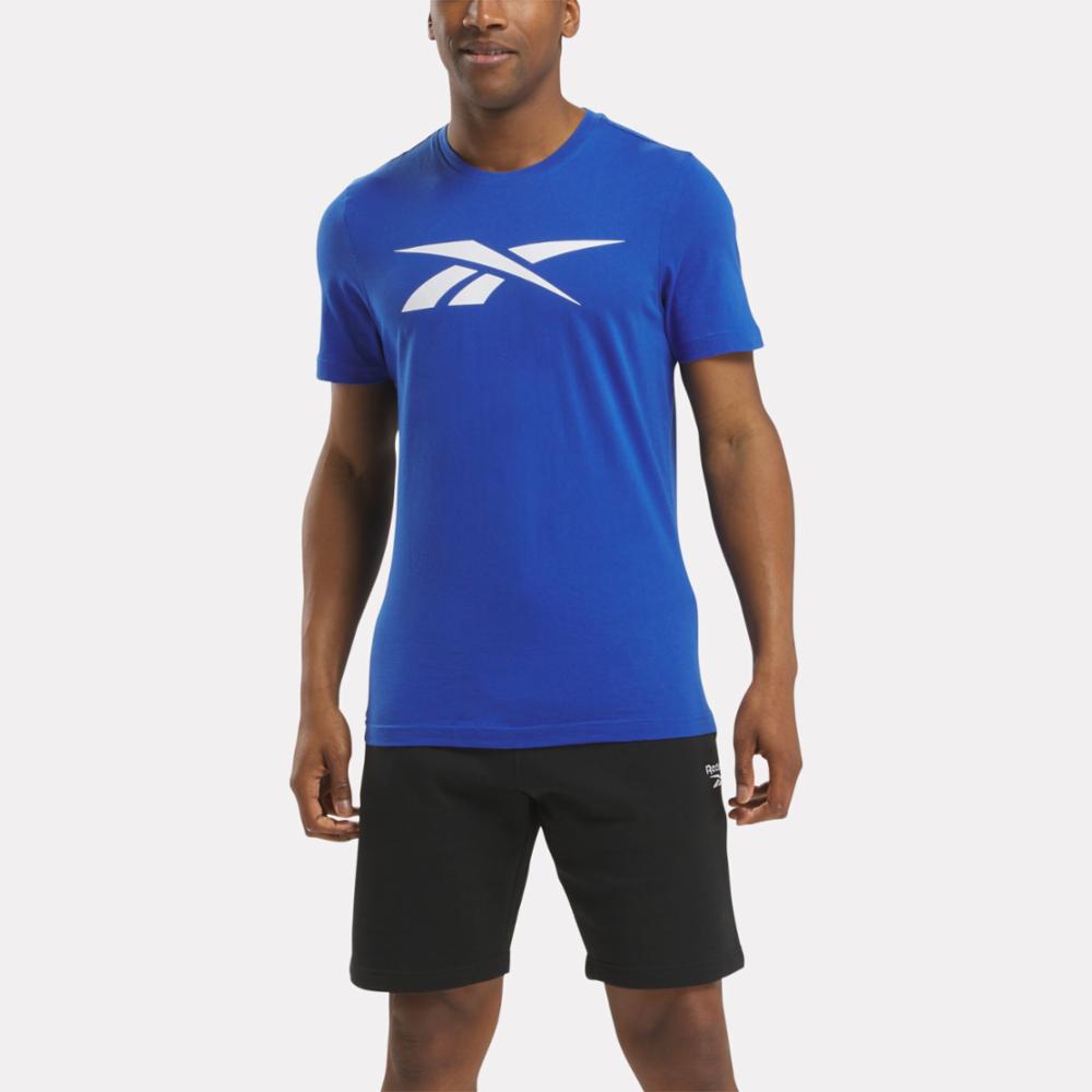 Reebok Apparel  Men's Gs Vector Tee Reebok Training App Men Blue Reg